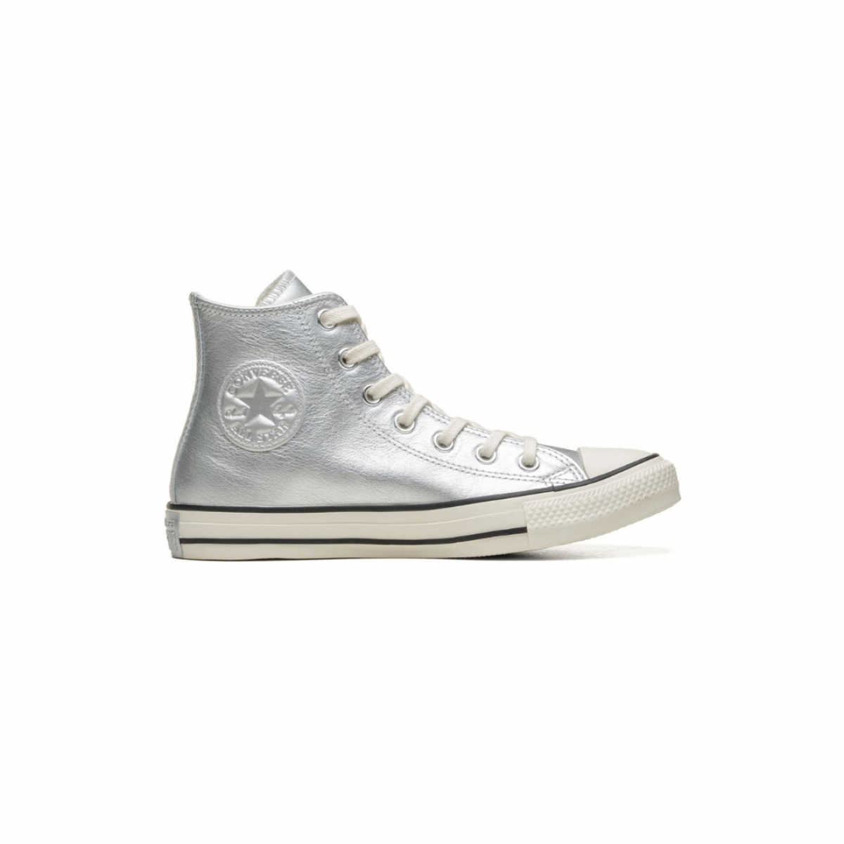 Converse plateadas bota on sale
